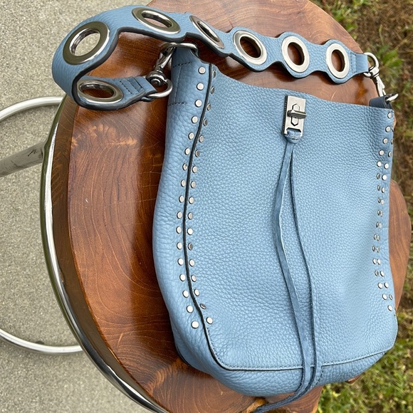 Rebecca Minkofff darren feed bag with studs - Picture 3 of 7